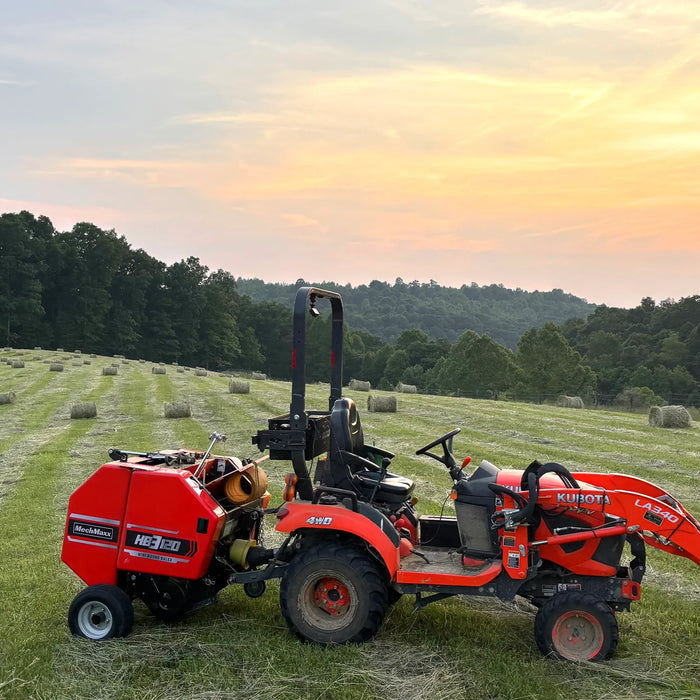 Hay Baler & Hay Rake Tedder & Disc Mower Combo,  HB3120,  HT100,  DM6
