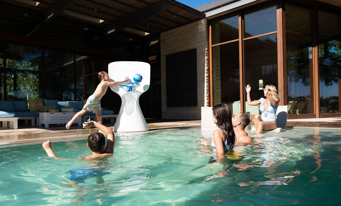Ledge Lounger Hoopstr Pool Side Basketball Game — view 2