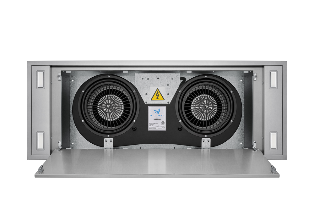 900 CFM Powerful Flush Ceiling Mount Range Hood - VICTORY Horizon