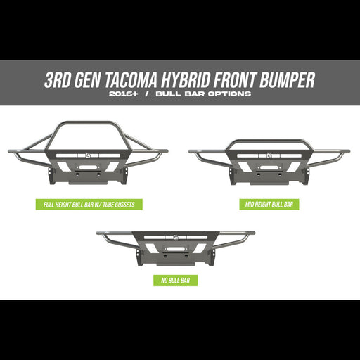 C4 Fabrication 2016-2023 Toyota Tacoma Hybrid Front Bumper – image 2 of 20