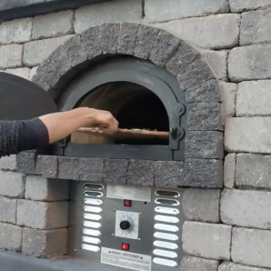 Chicago Brick Oven 750 Hybrid Pizza Oven DIY Kit (Commercial) |  Dual-Fuel (Gas and Wood)