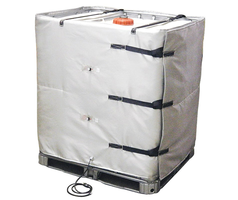 Vestil IBC-HEAT-275 Silicone Impregnated Cloth Intermediate Bulk Container Heater 192 in. x 42 in. x 42 in. Gray