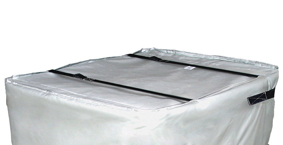 Vestil IBC-HEAT-275 silicone impregnated cloth intermediate bulk container heater - view 2