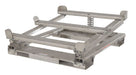 Vestil IBC-TLT-FP-SS stainless steel intermediate bulk container tilt stand with fork - view 2