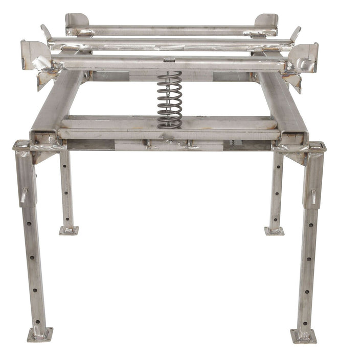 Vestil IBC-TLT-FPL-SS stainless steel intermediate bulk container tilt stand with fork - view 4