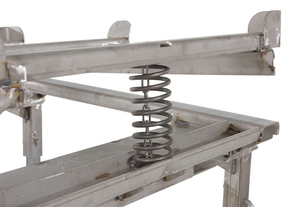 Vestil IBC-TLT-FPL-SS stainless steel intermediate bulk container tilt stand with fork - view 6