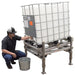 Vestil IBC-TLT-FPL-SS stainless steel intermediate bulk container tilt stand with fork - view 7