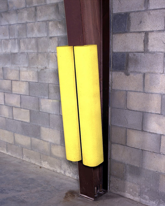 Vestil IBEAM-GRD Polyethylene I Beam Flange Guard 7-1/2 in. x 36 in. Yellow