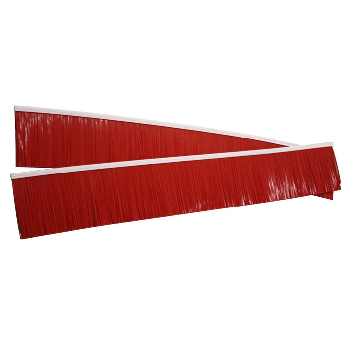 Vestil IMB-RB-36-11PK Polypropylene Replacement Brushes Set of 11 for IMB-2796-11 Red