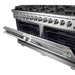 FORNO Capriasca  60" Titanium Gas Range Double fire furnace head 10burner with professional oven (FFSGS6260-60) FORNO