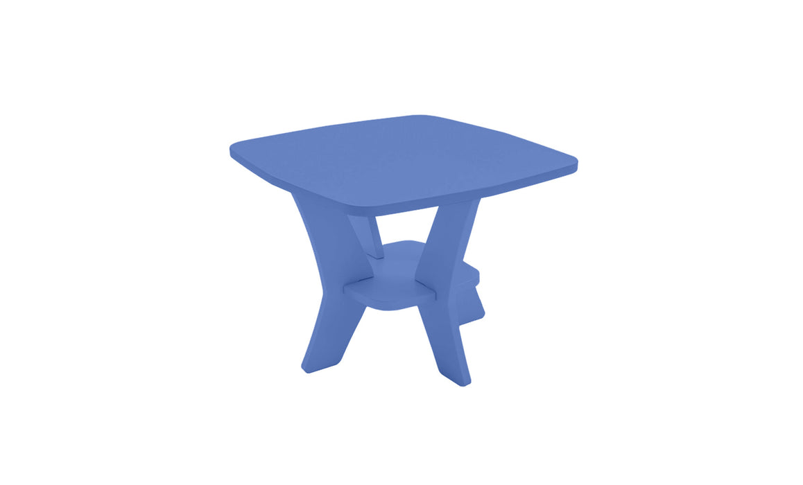 Ledge Lounger Mainstay Square Side Table — Sky Blue