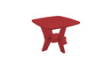 Ledge Lounger Mainstay Square Side Table — Red
