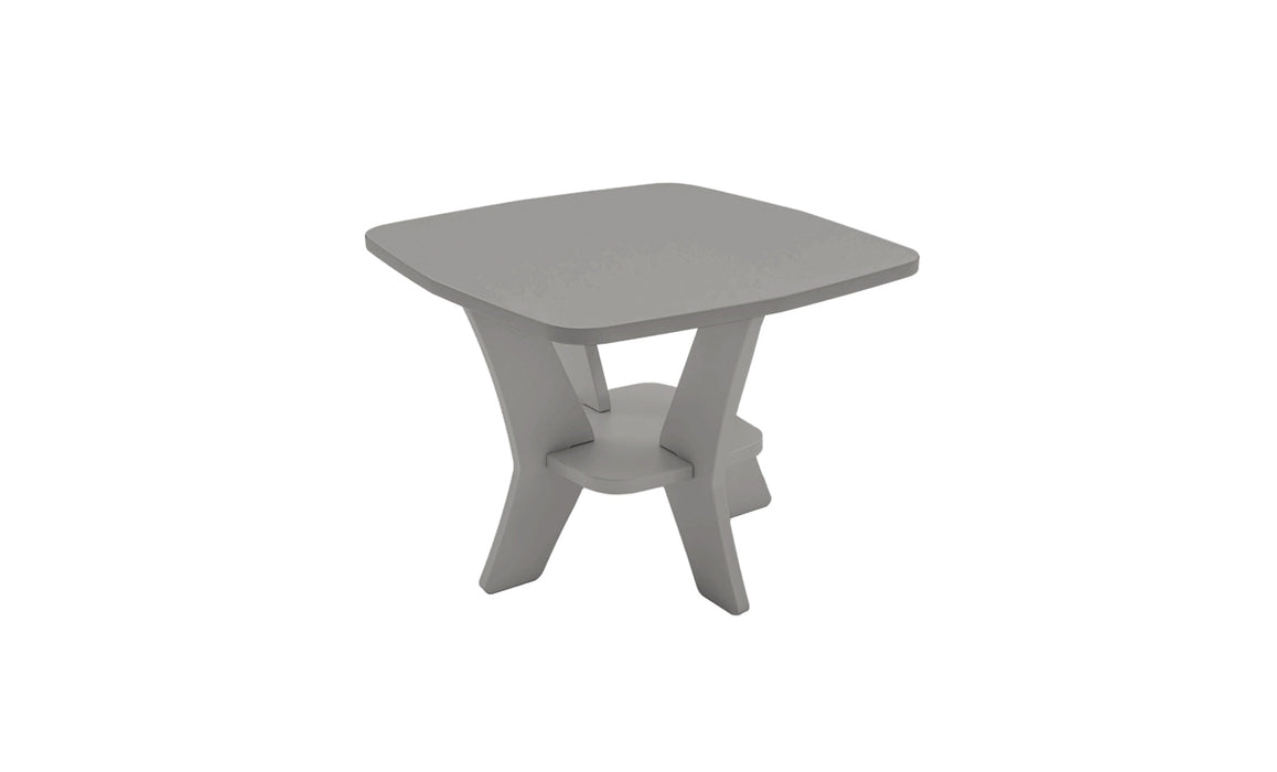 Ledge Lounger Mainstay Square Side Table — Gray