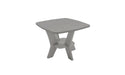 Ledge Lounger Mainstay Square Side Table — Gray