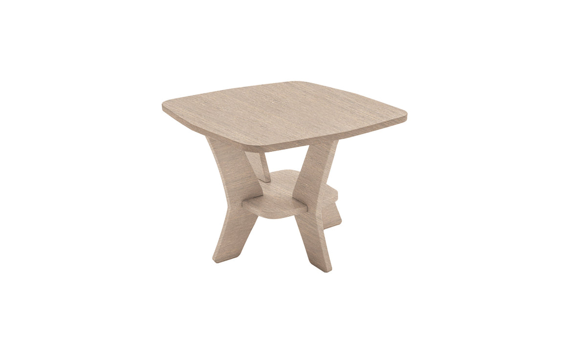 Ledge Lounger Mainstay Square Side Table — Wheat