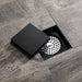 wonderland shower inc Matte Black brass floor drain 4x4inch Shower Accessory