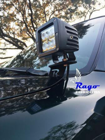 Rago Fabrication 1995-2004 1st Gen Toyota Tacoma Ditch Light Brackets – image 4 of 5