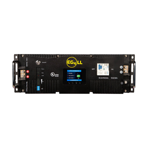 Green Vista Living EG4 LifePower4 Lithium Battery | 48V 100AH | Server Rack Battery Bathroom Vanity - Side View