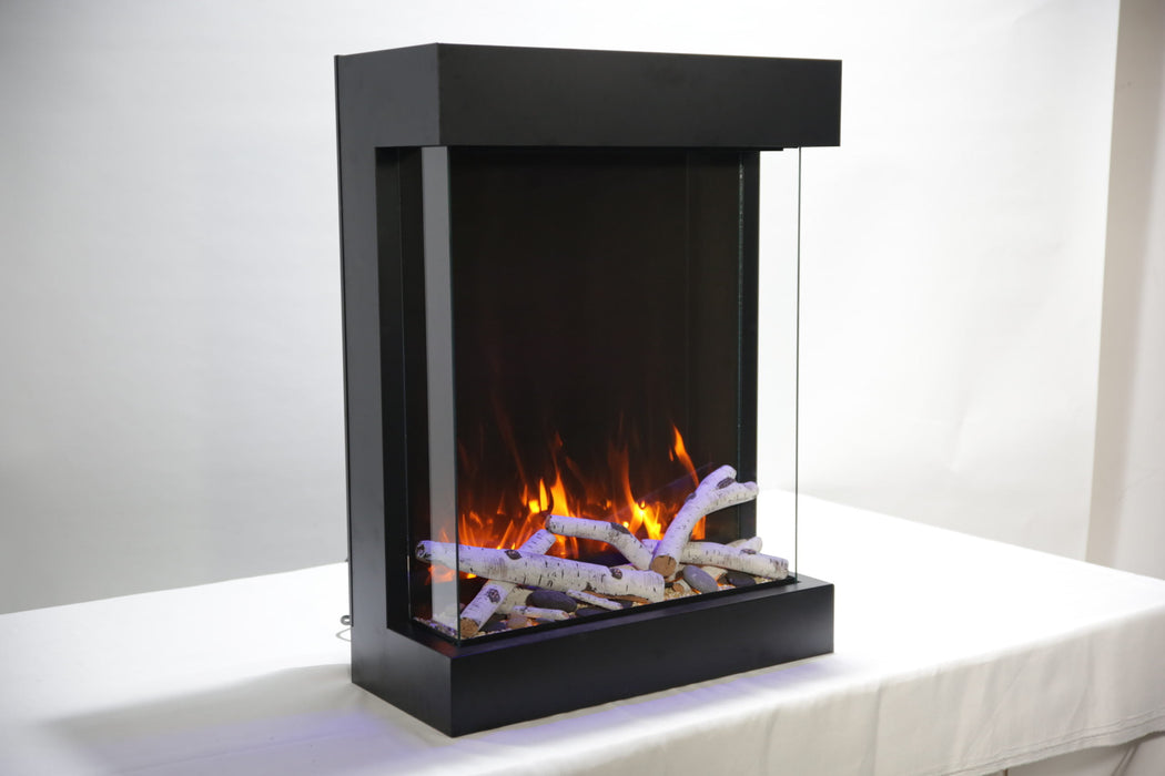 Electric Fireplace CUBE-2025WM-LUMINA - detail close-up