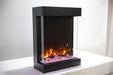Electric Fireplace CUBE-2025WM-LUMINA - side view