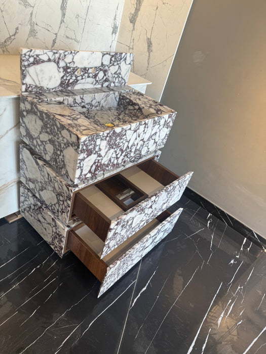 MEG Custom Marble By Ziynet A. LLC Calacatta Viola Marble Vanity Freestanding - Product Image 5