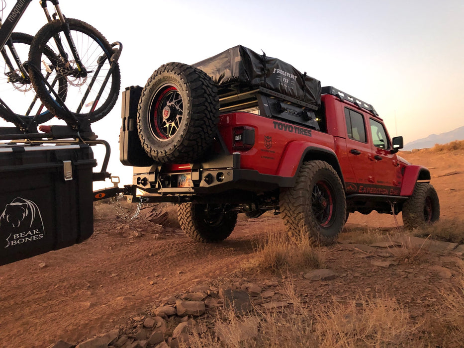 Jeep JT Gladiator Dual Swing Carrier System Trail Series Rear Bumper Rear Bumper