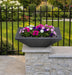 TessaRai 36" Square Cast Concrete Bowl — 36"x10"x12" — view 2