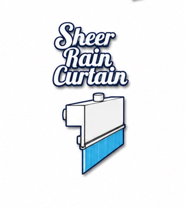 TessaRai Rain Curtain — ABS Pool/Wall Scupper