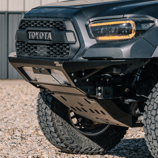C4 Fabrication 2016-2023 Toyota Tacoma Rock Runner Front Skid Plate w/Cross Member Delete – image 2 of 8