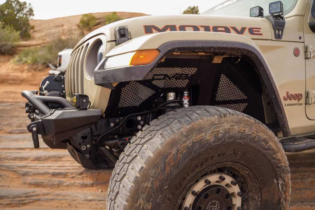 DV8 Offroad 2018-2023 Jeep JL & JT Front Inner Fenders – on the trail, image 3 of 18