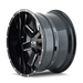 Ion Alloy 141 Gloss Black Milled Wheel 2