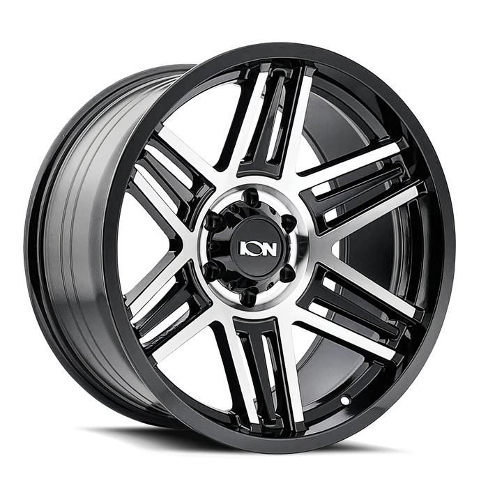 Ion Alloy 147 Gloss Black Machined Wheel 1