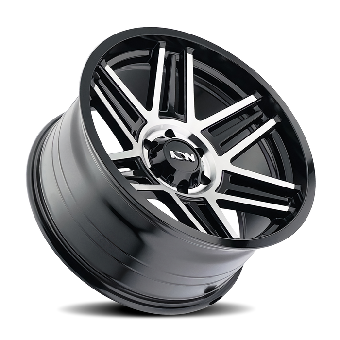 Ion Alloy 147 Gloss Black Machined Wheel 2