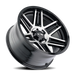 Ion Alloy 147 Gloss Black Machined Wheel 2