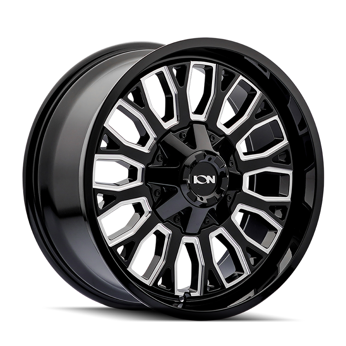 Ion Alloy 152 Gloss Black Milled Wheel 1