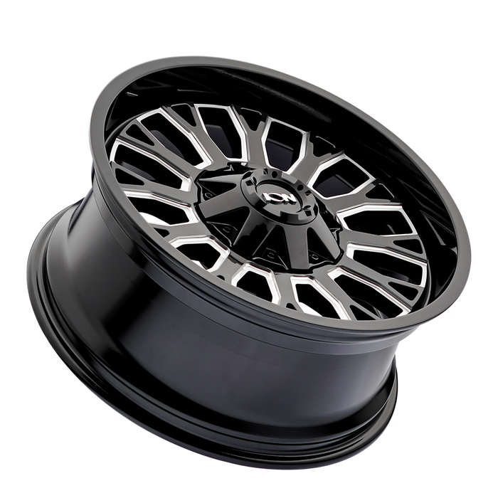 Ion Alloy 152 Gloss Black Milled Wheel 2
