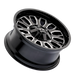 Ion Alloy 152 Gloss Black Milled Wheel 2