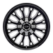 Ion Alloy 152 Gloss Black Milled Wheel 3
