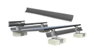 IntegraRack MultiBallast Wind Spoiler for Deflecting Wind Currents, Limits Upward Lift on Flat Rooftop Solar Installations Due to Wind - Urban Supply Inc