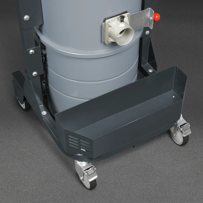 Industrial Wet/Dry Vacuum Cleaner with HEPA Filter Three Motor 3.3 HP 285 CFM 16 Gallon - 110V 1 Phase,  IVA3M