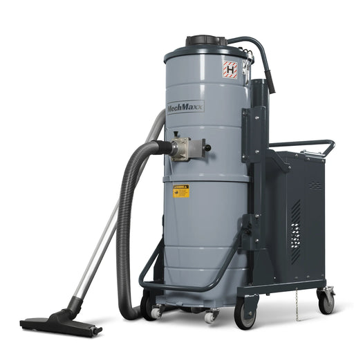 Industrial Wet/Dry Vacuum Cleaner with HEPA Filter Continuous Duty 8.6 HP 364 CFM 26.4 Gallon - 230V 3Phase,  IVB230