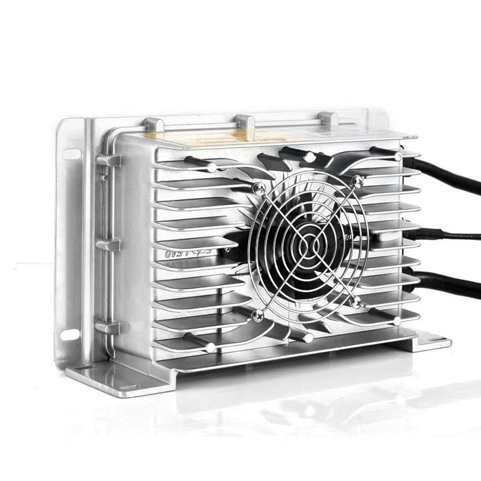 Epoch 48V 105Ah LiMax Series golf cart kit — terminal close-up