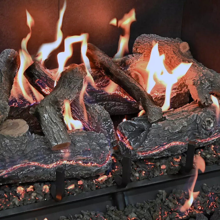 Grand Canyon Glowfire Arizona Weathered Oak Charred Vented Gas Log Set