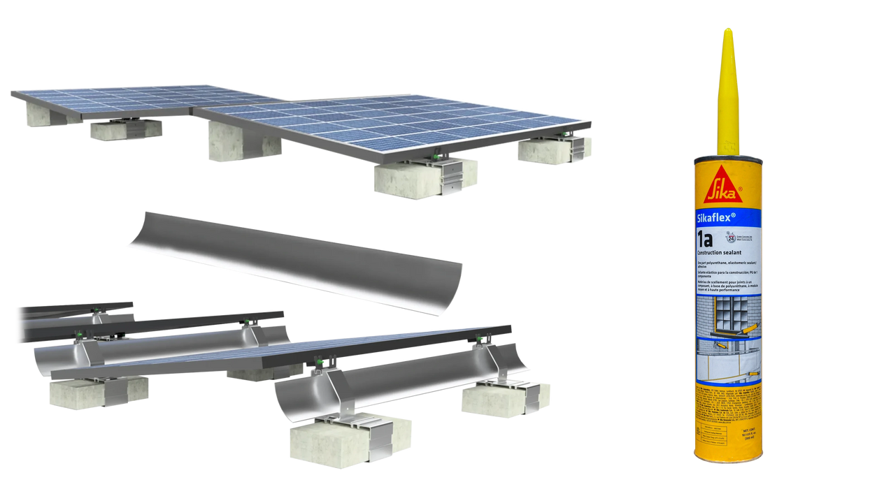 IntegraRack MultiBallast Kit for Flat Roofs and Flat Ground Solar Panel Installations - Urban Supply Inc