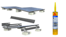 IntegraRack MultiBallast Kit for Flat Roofs and Flat Ground Solar Panel Installations - Urban Supply Inc