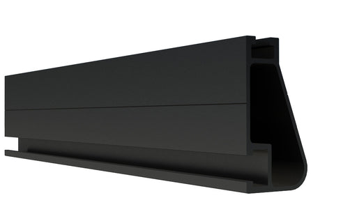 Iron Ridge - XR100 Rail - 168 inch - 14 Feet - Black - back view of XR100 Rail 