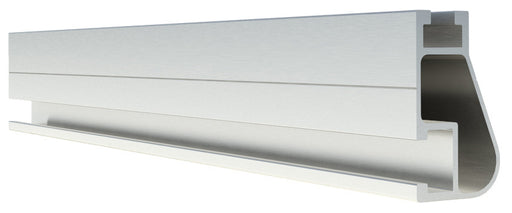 Iron Ridge - XR10 Rail - 84 inch - 7 Feet - IronRidge XR Rail section in mill finish, showing curved structural profile for solar mounting systems.