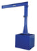 Vestil JIB-CB-100-8-10 steel portable jib crane with empty base - view 2