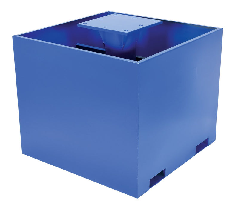 Vestil JIB-CB-36-B Steel Empty Concrete Base 36 in. Height For JIB Crane Models Blue