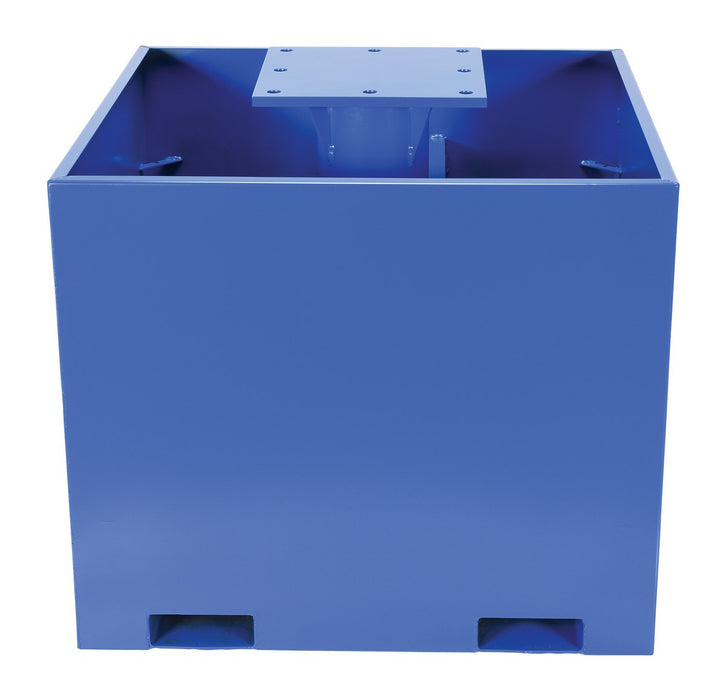 Vestil JIB-CB-36-B steel empty concrete base - view 3